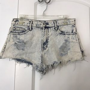 High waisted shorts